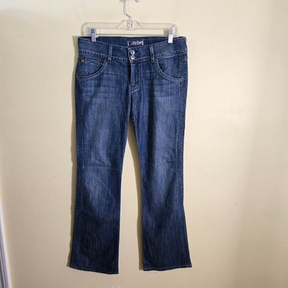HUDSON Beth Mid Rise Baby Bootcut Jeans Color Gus Size 30 - Picture 2 of 11